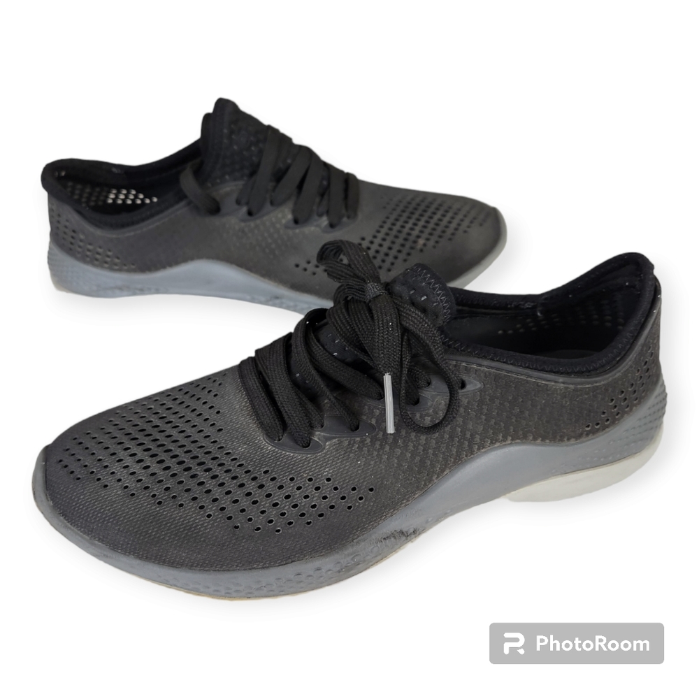CROCS Black LITERIDE 360 PACERS Sneakers size 7
